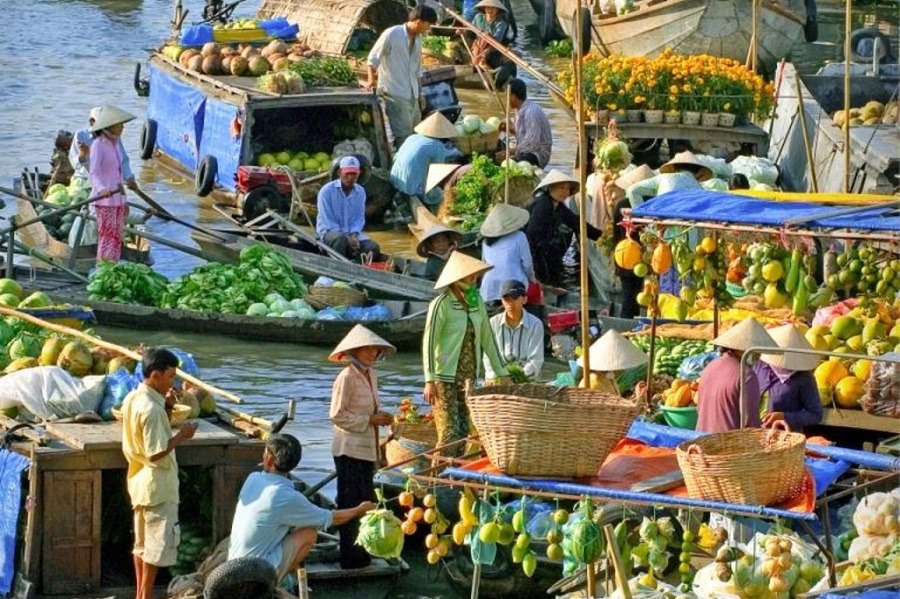 Mekong Delta Floating Market
